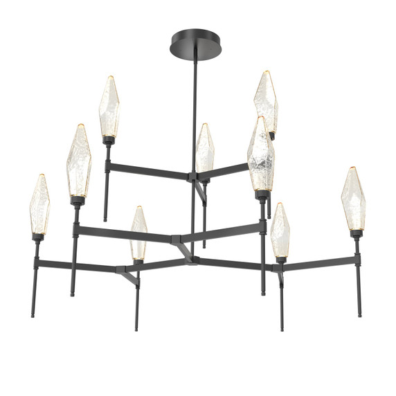 Large Chandeliers Glass Shade by Hammerton Studio ( 404 | CHB0050-54-MB-CA-001-L3 Rock Crystal ) 