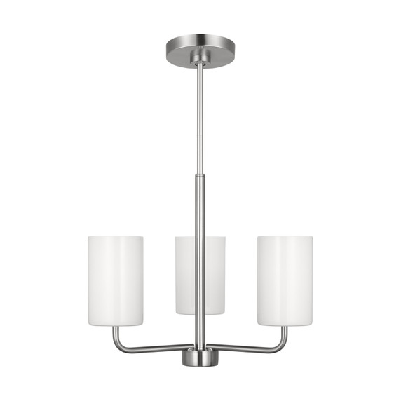 Mini Chandeliers Glass Shade by Generation Lighting ( 1 | GLC1003BS Rhett ) 