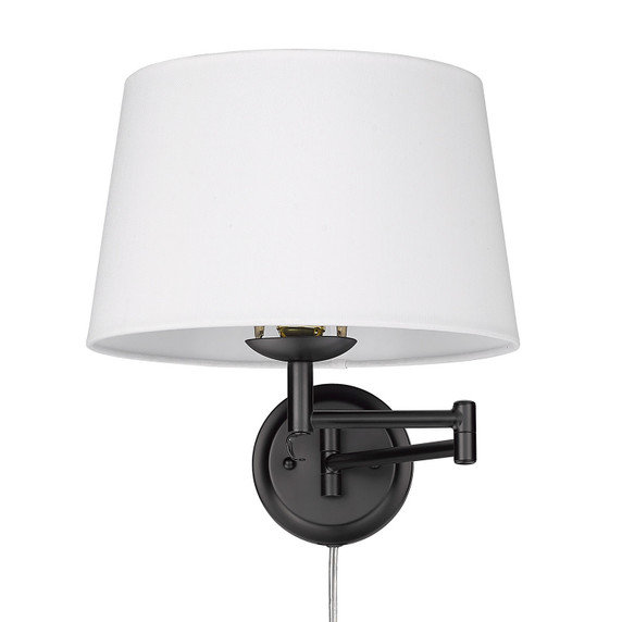 Lamps Wall by Golden ( 62 | 3692-A1W BLK-MWS Eleanor ) 