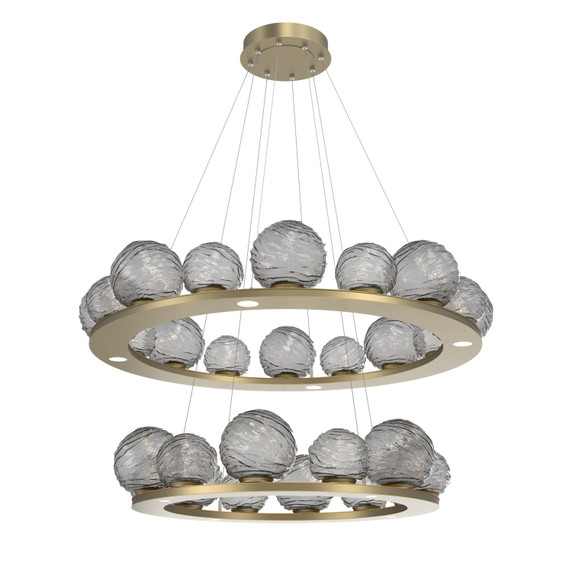 Large Chandeliers Ring/Halo by Hammerton Studio ( 404 | CHB0092-2B-GB-S-CA1-L3 Gaia ) 