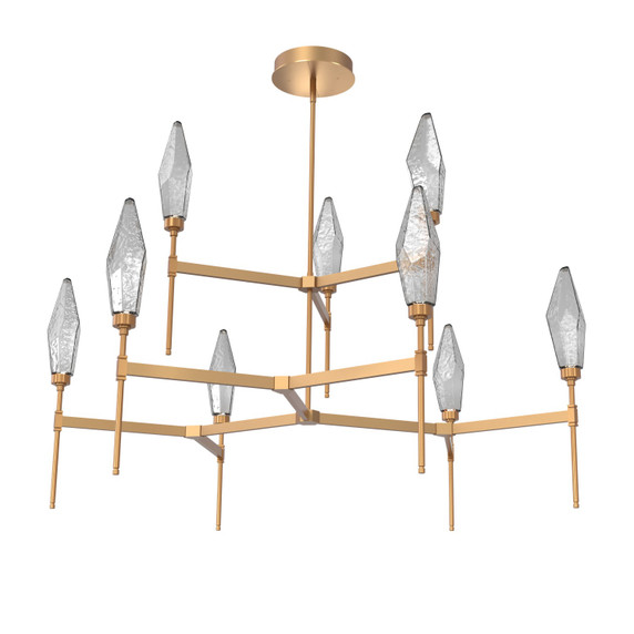 Large Chandeliers Glass Shade by Hammerton Studio ( 404 | CHB0050-54-NB-CS-001-L3 Rock Crystal ) 