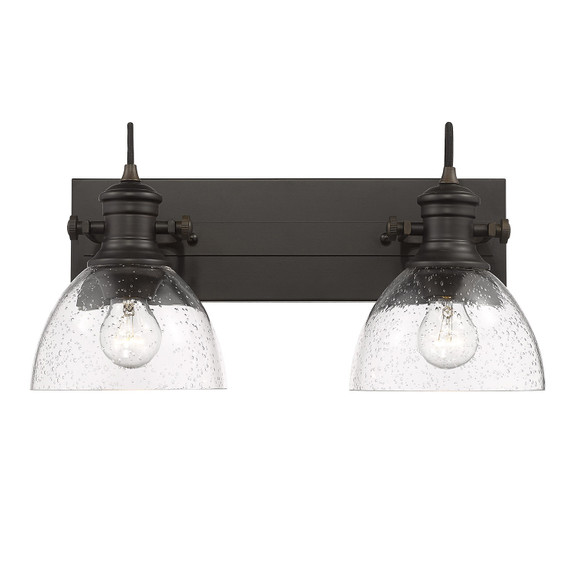Bathroom Fixtures Two Lights by Golden ( 62 | 3118-BA2 RBZ-SD Hines ) 
