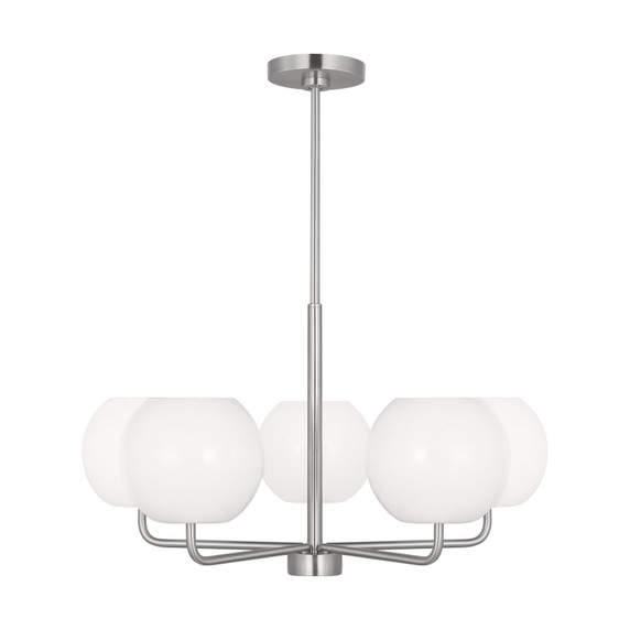 Mid. Chandeliers Glass Up by Generation Lighting ( 1 | GLC1055BS Rory ) 