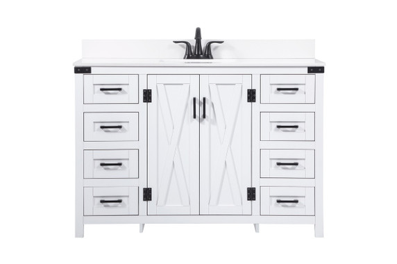 Plumbing Bath Chests/Vanities by Elegant Lighting ( 173 | VF90248WH-BS Grant ) 