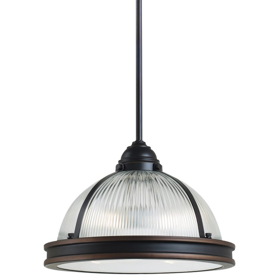 Pendants Glass Down by Generation Lighting ( 1 | 65061EN3-715 Pratt Street Prismatic ) 
