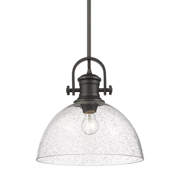 Pendants Glass Down by Golden ( 62 | 3118-L RBZ-SD Hines ) 
