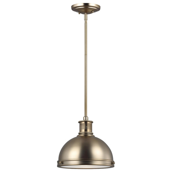 Mini Pendants Glass Down by Generation Lighting ( 1 | 65085-848 Pratt Street Metal ) 