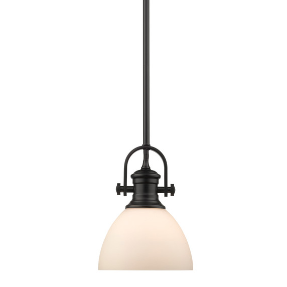 Mini Pendants Glass Down by Golden ( 62 | 3118-M1L BLK-OP Hines ) 