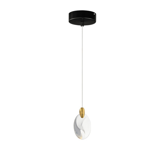Mini Pendants Glass Down by ET2 ( 86 | E11071-122BKPG Pebble ) 