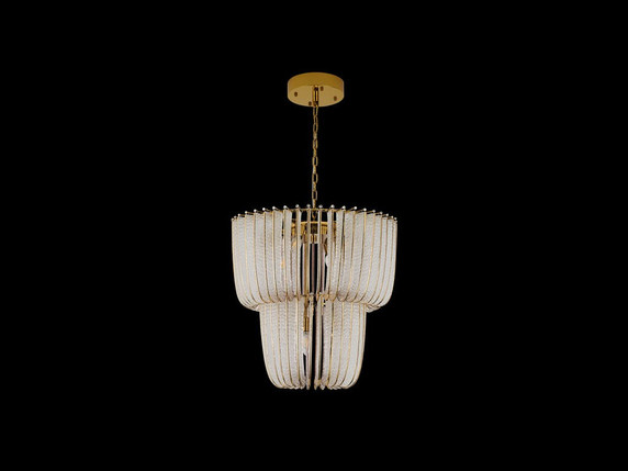 Mid. Chandeliers Empire/Basket by Golden ( 62 | 4285-9 TG Shahi ) 