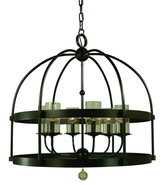 Mid. Chandeliers Glass Up by Framburg ( 8 | 4526 MB Compass ) 
