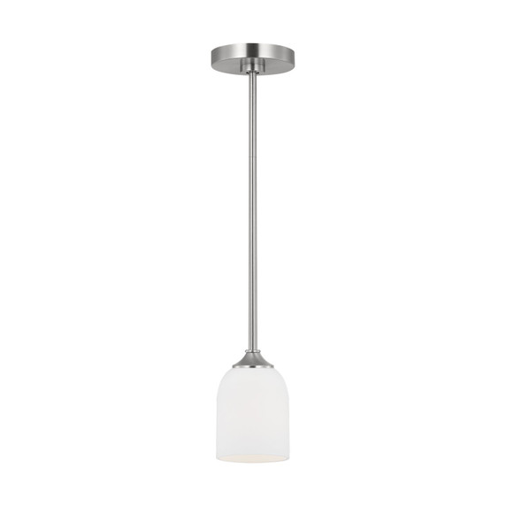 Mini Pendants Glass Down by Generation Lighting ( 1 | GLP1021BS Emile ) 