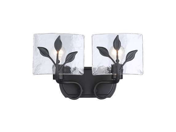 Bathroom Fixtures Two Lights by Golden ( 62 | 3160-BA2 NB-HWG Calla ) 