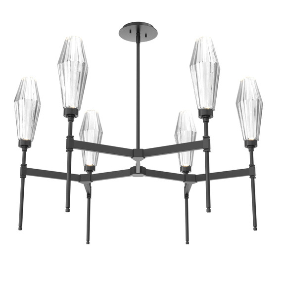Mid. Chandeliers Glass Up by Hammerton Studio ( 404 | CHB0049-37-MB-RC-001-L3 Aalto ) 