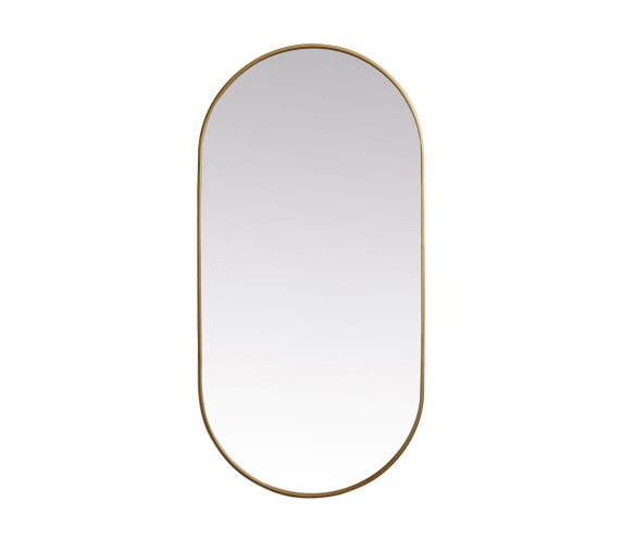 Mirrors Oval/Round by Elegant Lighting ( 173 | MR2A3060BRS Asha ) 