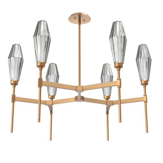 Mid. Chandeliers Glass Up by Hammerton Studio ( 404 | CHB0049-37-NB-RS-001-L1 Aalto ) 