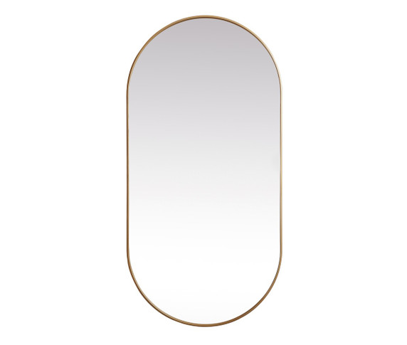 Mirrors Oval/Round by Elegant Lighting ( 173 | MR2A3672BRS Asha ) 