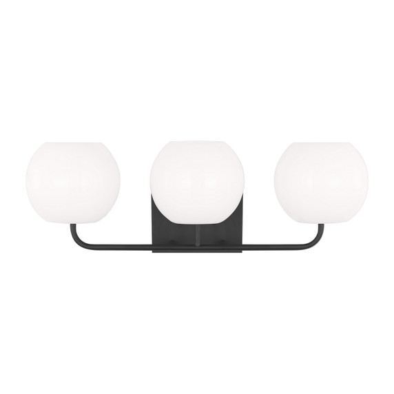 Bathroom Fixtures Three Lights by Generation Lighting ( 1 | GLV1013MBK Rory ) 