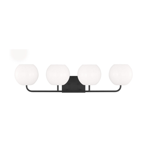Bathroom Fixtures Four Lights by Generation Lighting ( 1 | GLV1014MBK Rory ) 