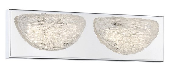 Bathroom Fixtures Two Lights by George Kovacs ( 42 | P5442-077-L Modern Ice ) 