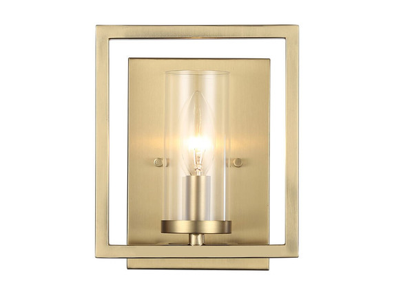 Sconces Single Glass by Golden ( 62 | 6068-1W BCB Marco ) 