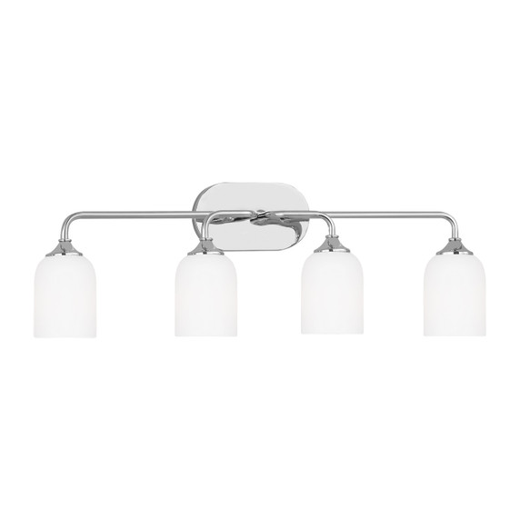 Bathroom Fixtures Four Lights by Generation Lighting ( 1 | GLV1024CH Emile ) 