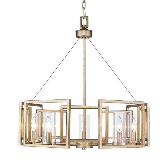 Mid. Chandeliers Glass Up by Golden ( 62 | 6068-5 WG Marco ) 