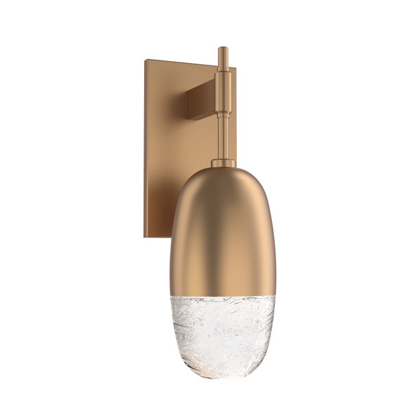 Sconces Single Glass by Hammerton Studio ( 404 | IDB0079-01-NB-PC-L3 Pebble ) 