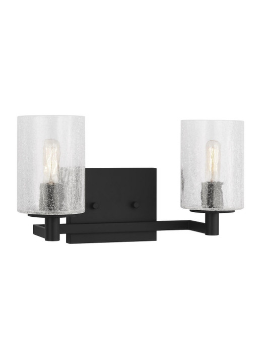 Bathroom Fixtures Two Lights by Generation Lighting ( 1 | GLV1032MBK Parker ) 