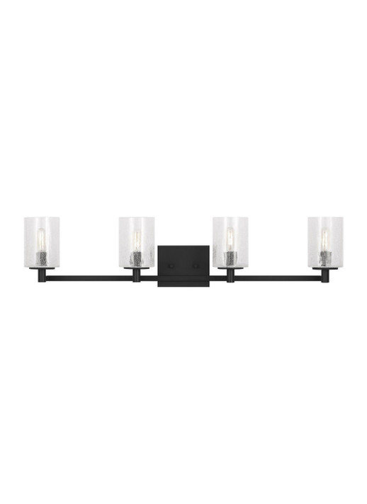 Bathroom Fixtures Four Lights by Generation Lighting ( 1 | GLV1034MBK Parker ) 