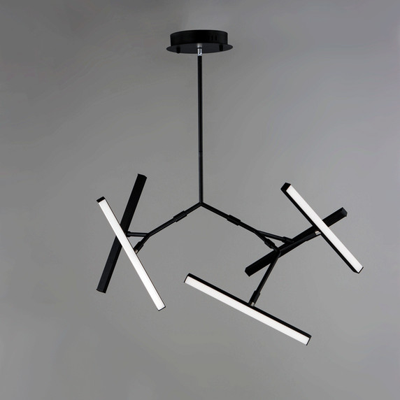 Mid. Chandeliers Glass Down by ET2 ( 86 | E21244-BK Robotica ) 