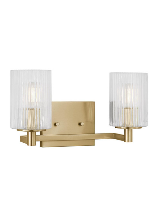 Bathroom Fixtures Two Lights by Generation Lighting ( 1 | GLV1042SB Lando ) 