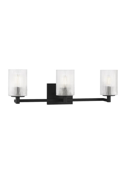 Bathroom Fixtures Three Lights by Generation Lighting ( 1 | GLV1043MBK Lando ) 