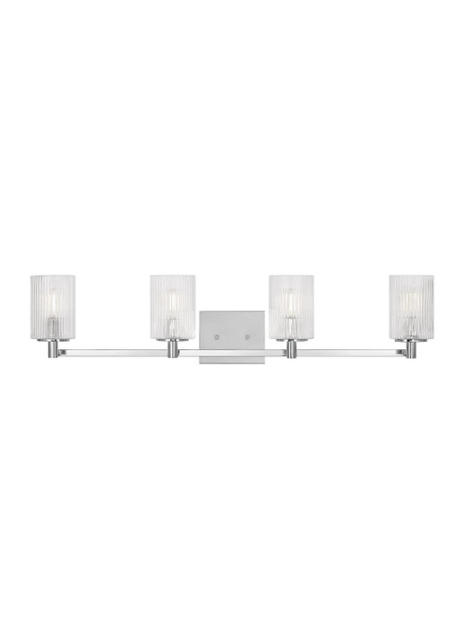 Bathroom Fixtures Four Lights by Generation Lighting ( 1 | GLV1044CH Lando ) 