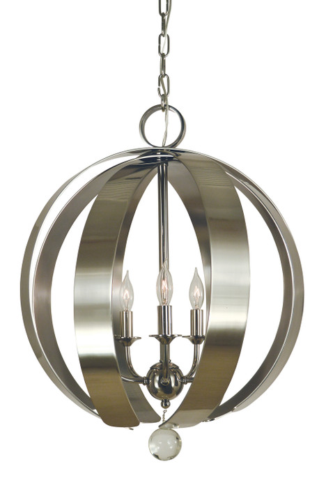 Mini Chandeliers Sphere by Framburg ( 8 | 4778 PN/BN Venus ) 
