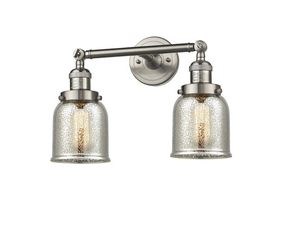 Bathroom Fixtures Two Lights by Innovations ( 405 | 208-SN-G58-LED Franklin Restoration ) 