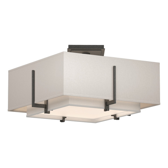 Semi-Flush Mts. Drum Shade by Hubbardton Forge ( 39 | 126507-SKT-20-SF1205-SE1605 Exos ) 