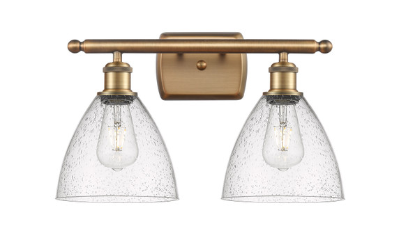 Bathroom Fixtures Two Lights by Innovations ( 405 | 516-2W-BB-GBD-754 Ballston ) 