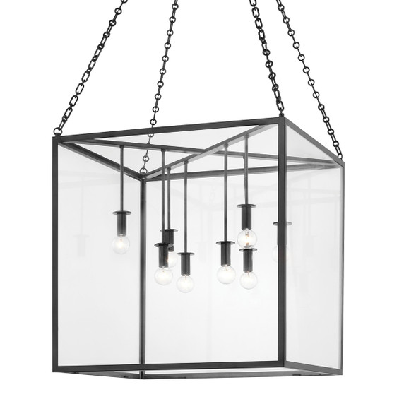 Foyer/Hall Lanterns Glass w/Frame by Hudson Valley ( 70 | 4124-AI Catskill ) 