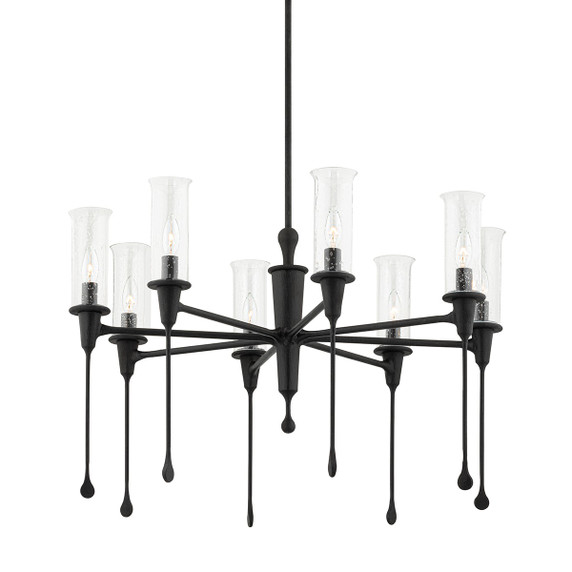 Mid. Chandeliers Glass Up by Hudson Valley ( 70 | 4131-BI Chisel ) 