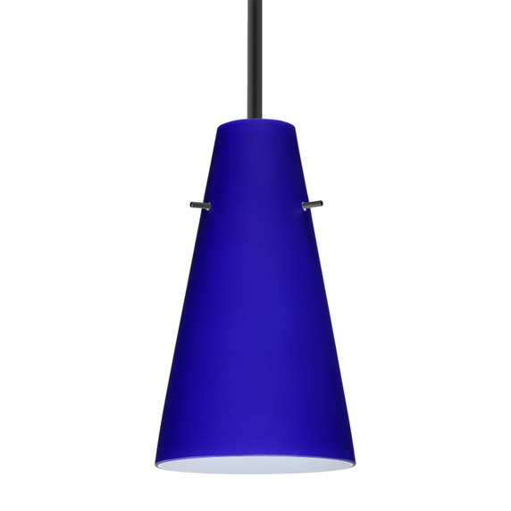 Mini Pendants Glass Down by Besa ( 74 | 1TT-4124CM-BK Besa Cierro Stem Pendant ) 