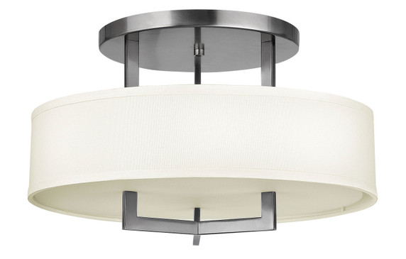 Semi-Flush Mts. Drum Shade by Hinkley ( 13 | 3201AN Hampton ) 