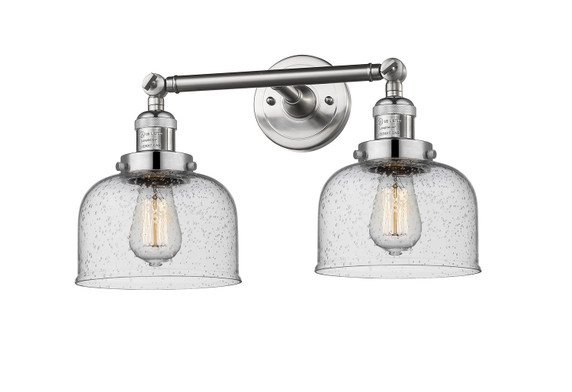 Bathroom Fixtures Two Lights by Innovations ( 405 | 208-SN-G74 Franklin Restoration ) 