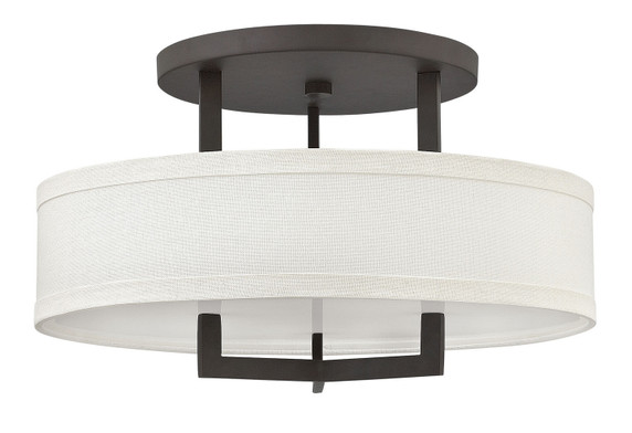 Semi-Flush Mts. Drum Shade by Hinkley ( 13 | 3201KZ Hampton ) 
