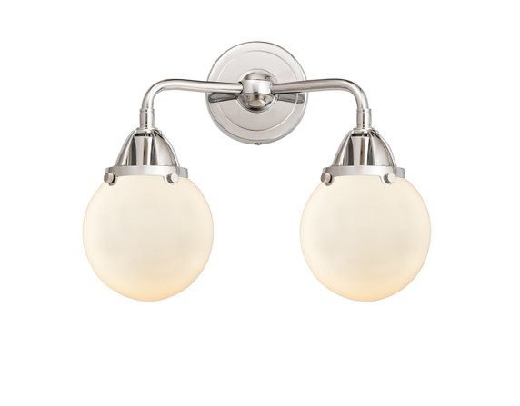 Bathroom Fixtures Two Lights by Innovations ( 405 | 288-2W-PC-G201-6-LED Nouveau 2 ) 