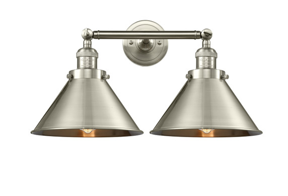 Bathroom Fixtures Two Lights by Innovations ( 405 | 208-SN-M10-SN Franklin Restoration ) 