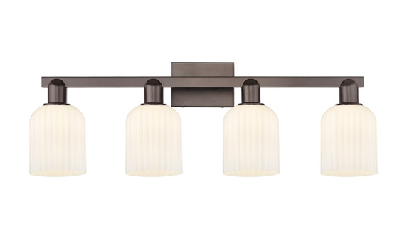 Bathroom Fixtures Four Lights by Innovations ( 405 | 716-4W-OB-G559-5GWH Arcadia ) 