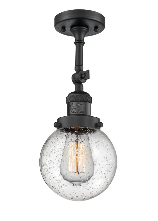 Semi-Flush Mts. Directional by Innovations ( 405 | 201F-BK-G204-6-LED Franklin Restoration ) 
