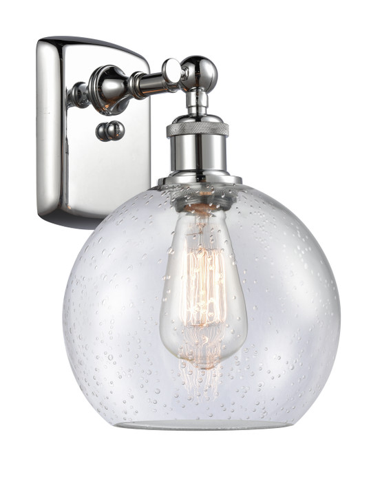 Sconces Single Glass by Innovations ( 405 | 516-1W-PC-G124-8 Ballston ) 