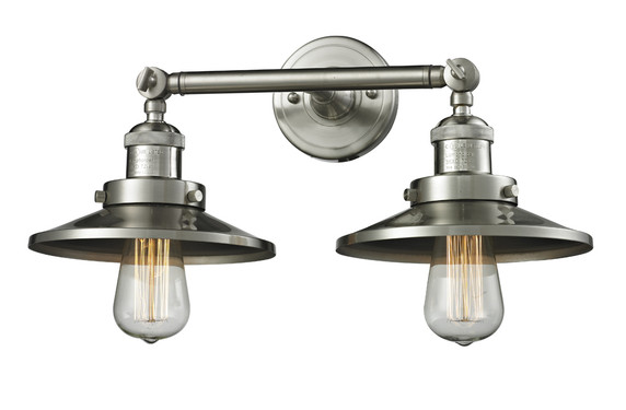 Bathroom Fixtures Two Lights by Innovations ( 405 | 208-SN-M2 Franklin Restoration ) 